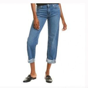 Joe’s Jeans Niki Boyfriend Stretch Cuffed Jeans in Paramount Wash